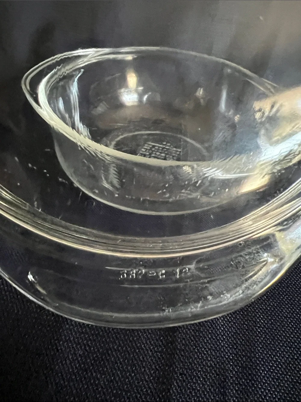 Pyrex 002 Clear Glass Oval Casserole with Lid 682-C 1 quart Casserole Dish